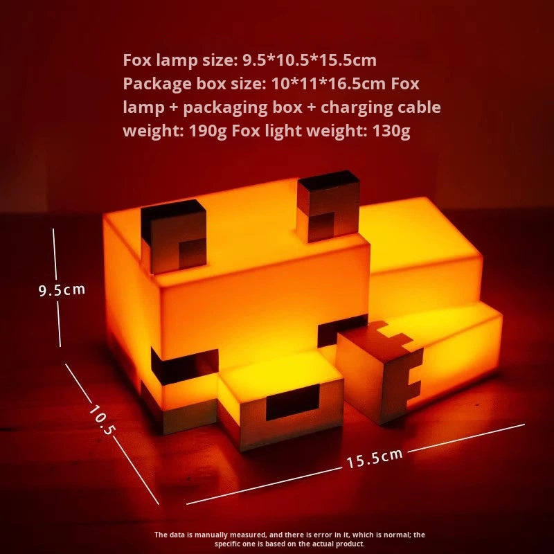 ImagineGifts™ Minecraft Fox Lamp- Bring Minecraft To Your Room!